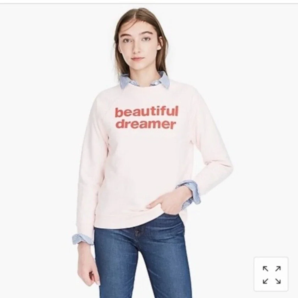 J.Crew X Prinkshop Beautiful Dreamer Sweatshirt S